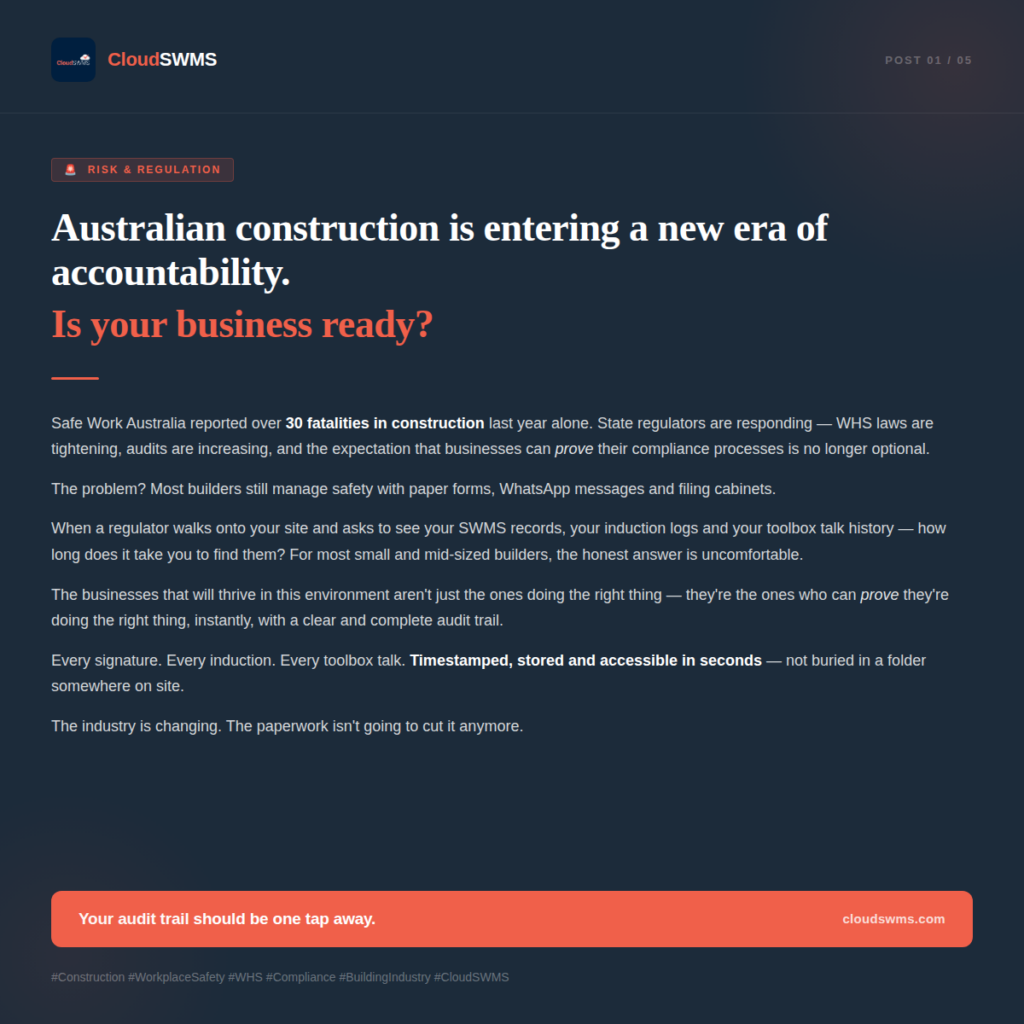 Australian construction is entering a new era of accountability — is your business ready?